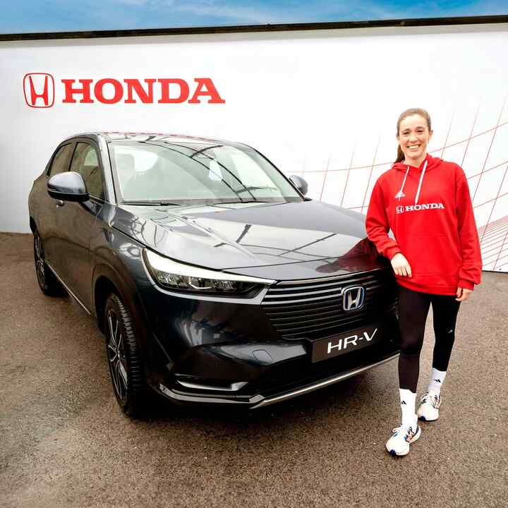 Marta Ortega y Honda HR-V Full Hybrid